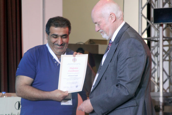 Ahmmed Saadi awarding