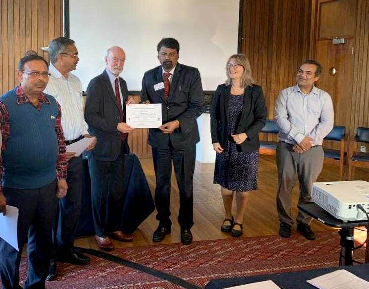 Krishnan Padmanbhan cambridge certificate 3