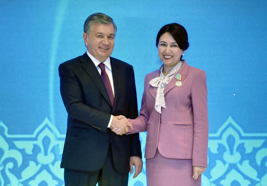 with President Uzbekistan