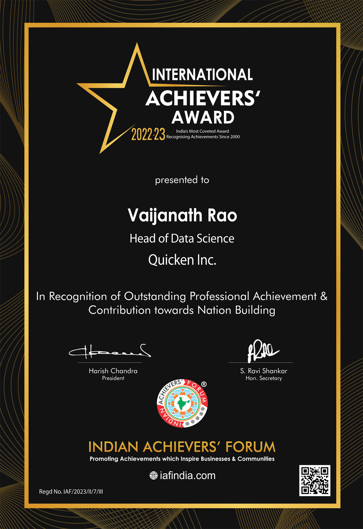 Vaijanath Rao 2